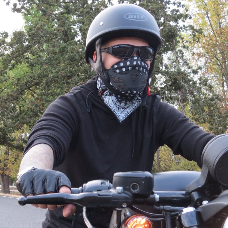 Grace Folly Half Face Mask for Cold Winter Weather. Use this Half Balaclava for Snowboarding, Ski, Motorcycle. (Many Colors) (Black) - Image 5